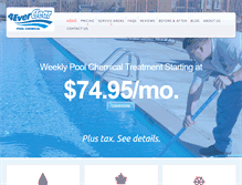 Tablet Screenshot of 4everclearpools.com